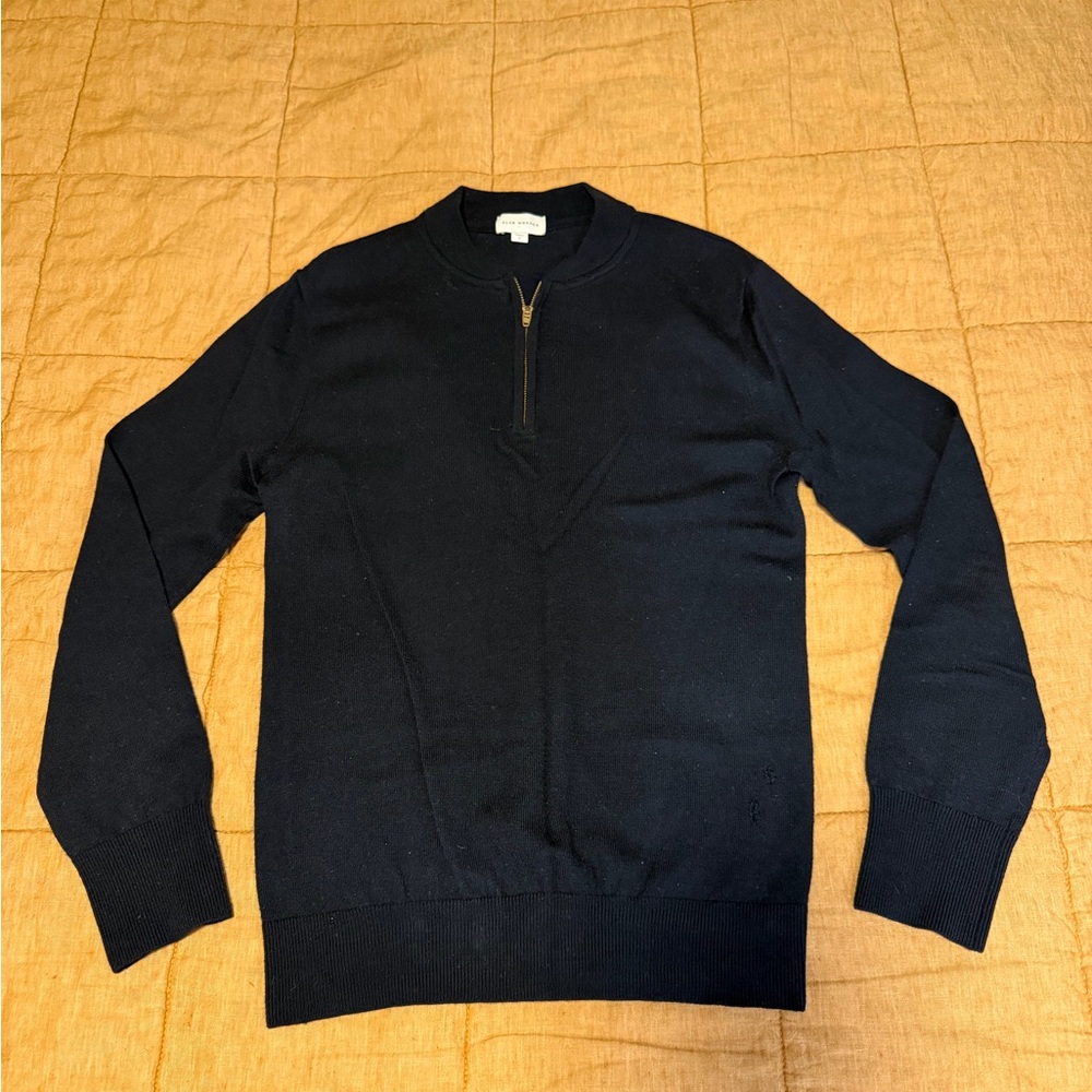 2 x Club Monaco Quarter Zip-Up Sweaters